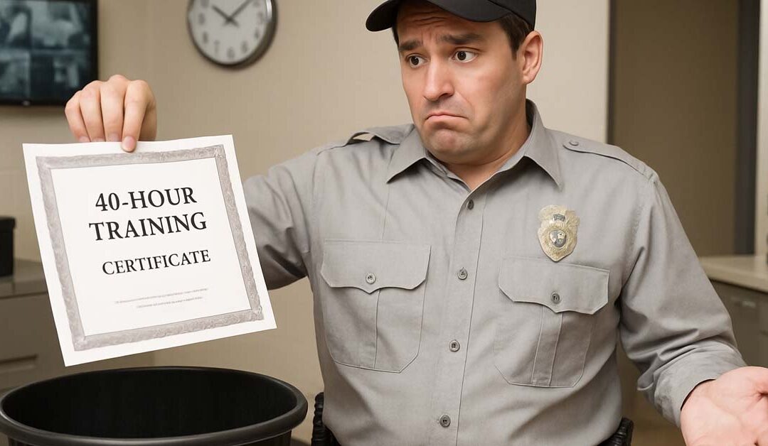 Don’t Trash Your Training Certificates: You’ll Need Them!